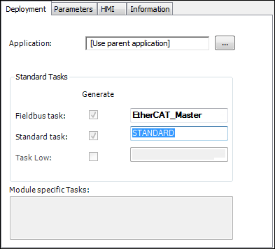 Dialog for toplevel settings