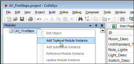 Add toplevel module to module tree