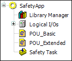 Application (Safety) object with objects