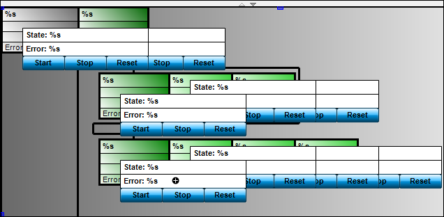 Página de visualización generada para el diagnóstico del dispositivo