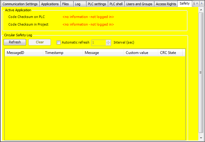 Diálogo de seguridad en el editor de dispositivos